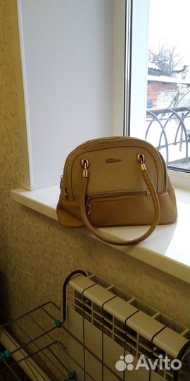 Сумка женск вместительная искусств мягкая кожа