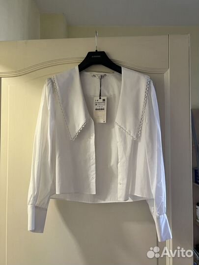 Белая женская рубашка Zara
