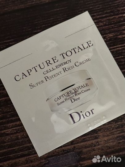 Dior capture totale крем и сывортка в саше