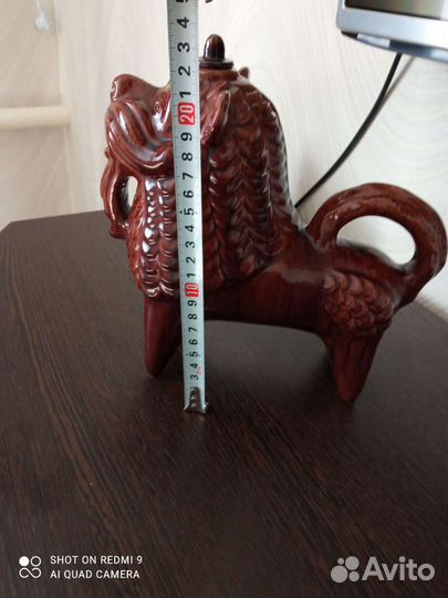 Лев керамический