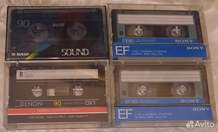 Аудио кассеты basf denon souy