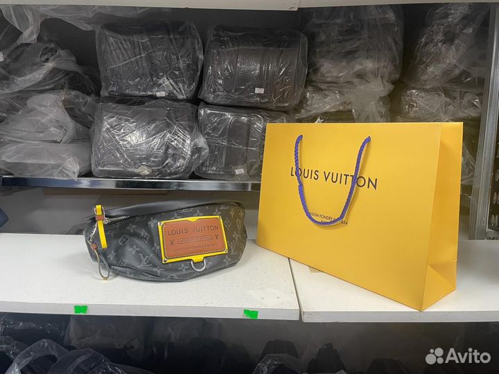 Сумка louis vuitton мужская поясная /бананка