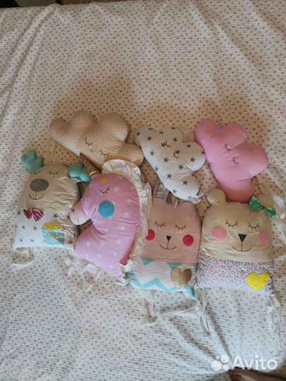 Бортики в кроватку бу