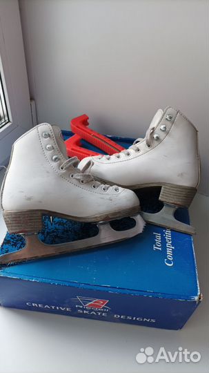 Коньки фигурные Riedell, 30 р-р профессиональные