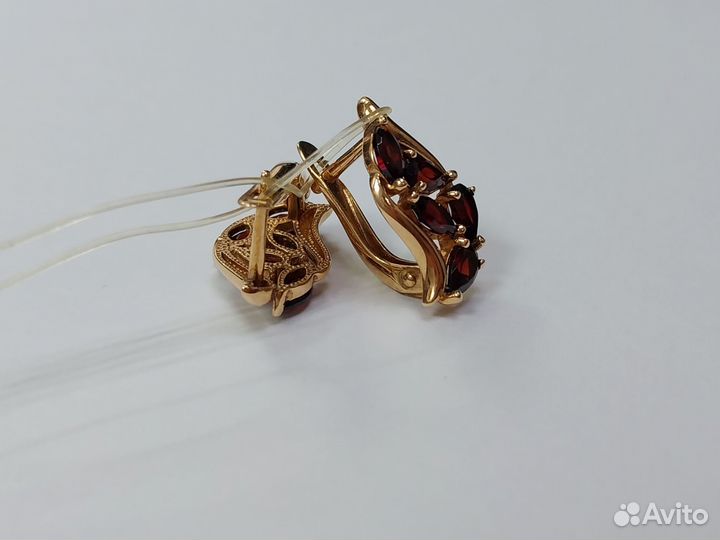 Золотые серьги проба 585 Арт007127500123