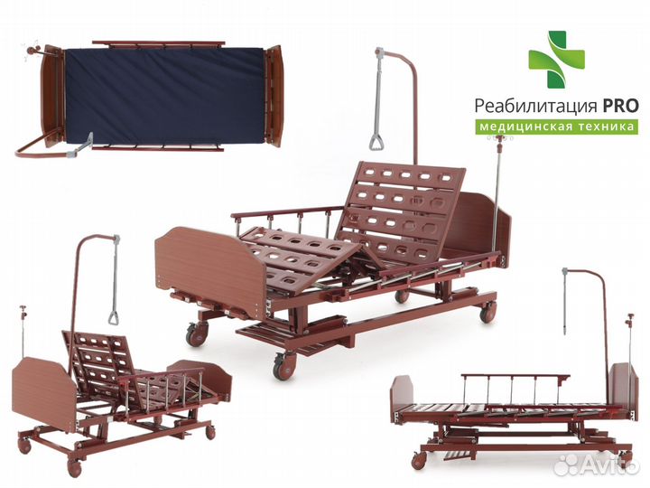 Кровать медицинская механическая Е-18 простая