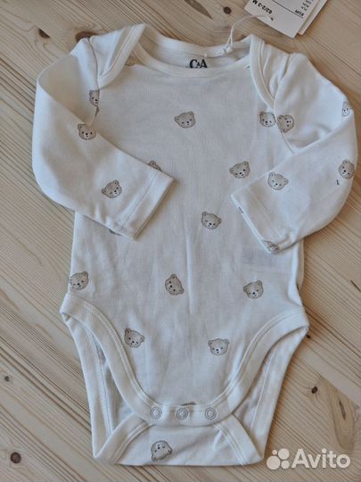 Комплект 62 68 80 боди и комбинезон c&a