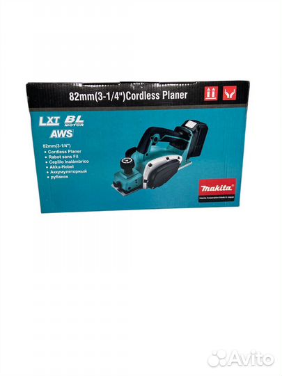 Рубанок аккумуляторный makita 18v