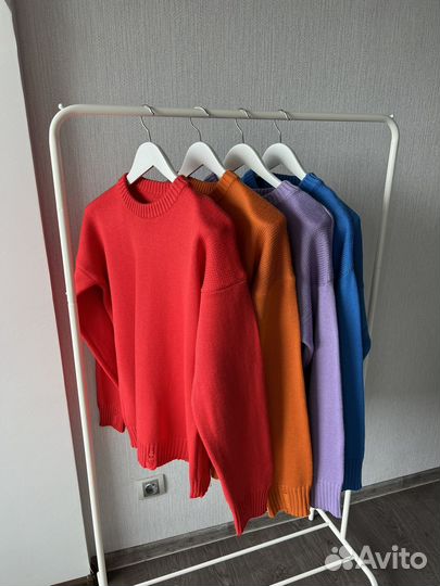 Новый свитер джемпер лакшери рвань меринос вискоза