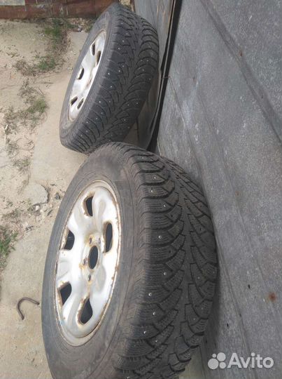 Колеса в сборе r16 зимние на duster