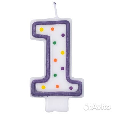 Свеча -цифра 