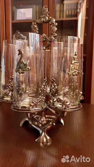 Набор стаканов Сказка о царе Салтане