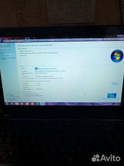 Ноутбук hp pavilion g6 рабочий хорошем состоянии