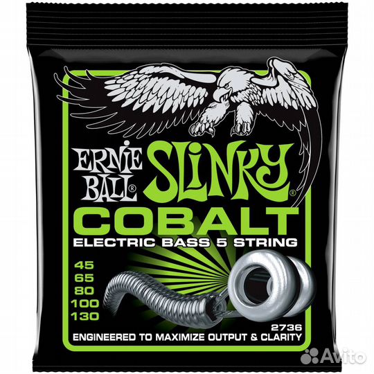 Струны для пятиструнной бас-гитары Ernie Ball 2736