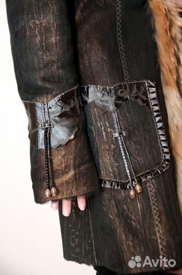 Дубленка/натуральный мех и кожа