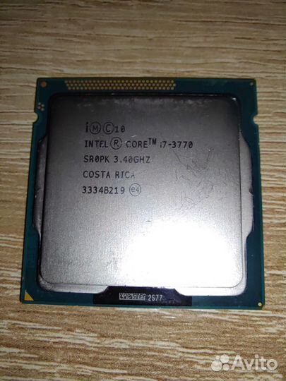 Процессор Intel core i7-3770