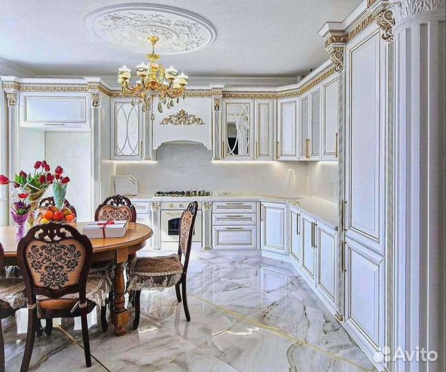 Кухня на заказ в стиле барокко