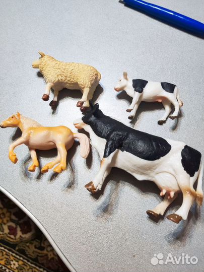 Игрушки домашние животные 4 шт