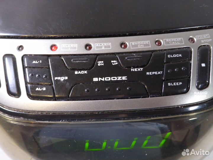 CD-магнитола Mystery MCR-30 — часы и будильник