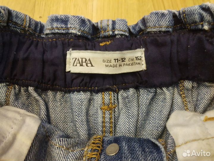 Джинсы для девочки р. 152 12 лет Zara Зара