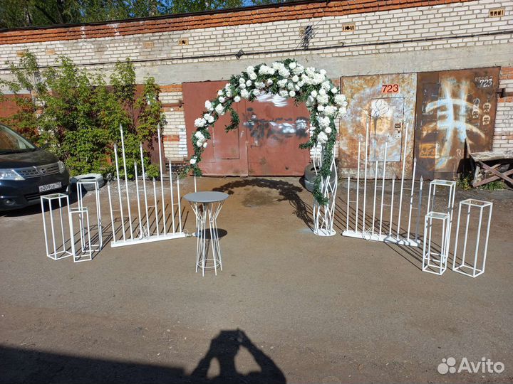 Свадебная арка в аренду комплект