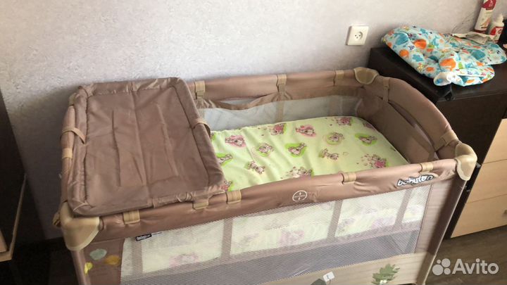 Детская кровать манеж