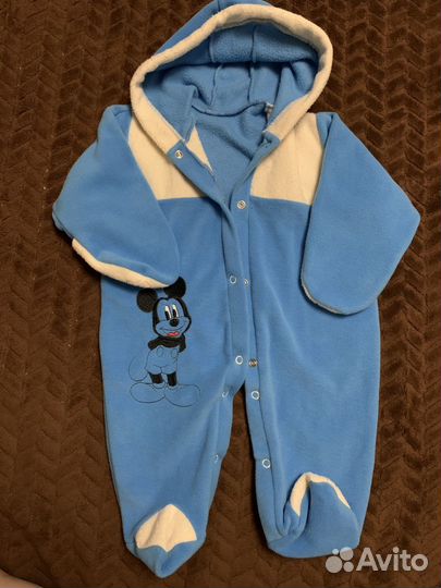 Флисовый комбинезон 62