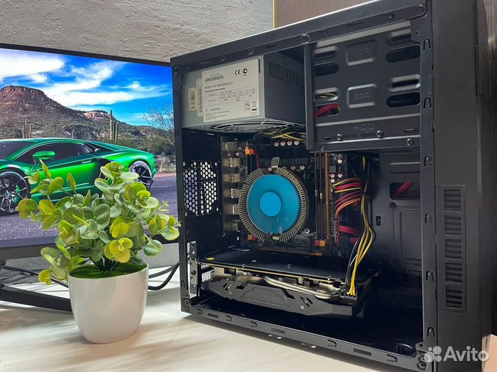 Сб Intel core i7 2600(Xeon2620) / rx 580