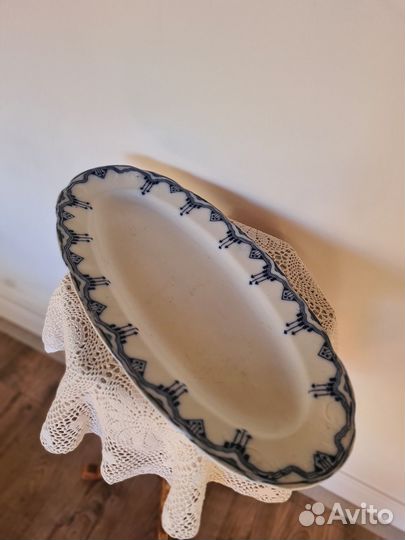 Блюдо антикварное Англия