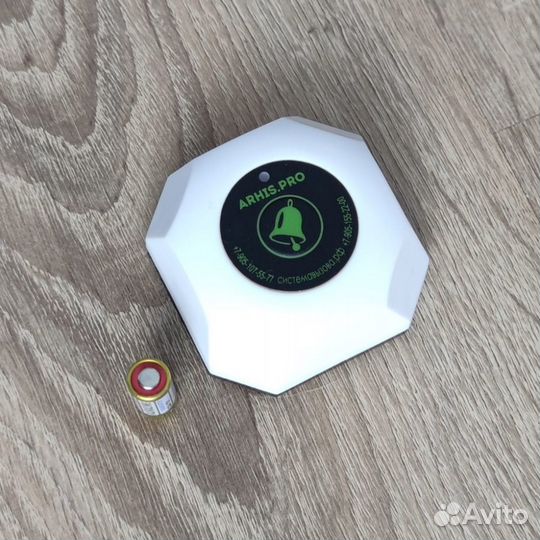 Кнопка вызова персонала. Кнопка помощи. Белая