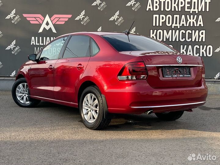 Volkswagen Polo 1.6 AT, 2017, 103 877 км