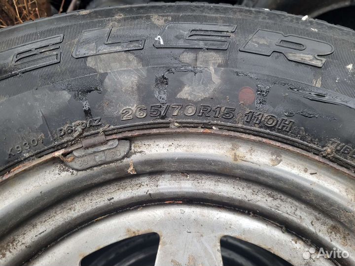 Колеса r15 Bridgestone 265 /70/15