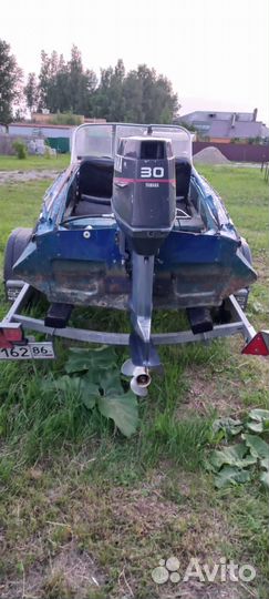Продам лодку Обь 1 зич с мотором ямаха 30