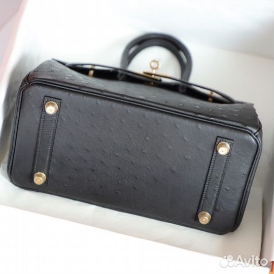 Сумка Hermes Birkin 25 Ostrich Black