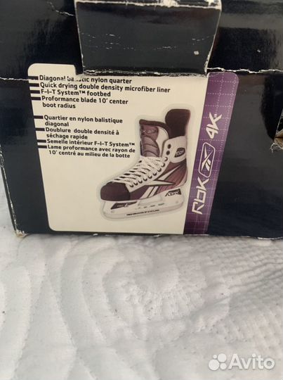 Коньки хоккейные детские SK RBK 4K JR D