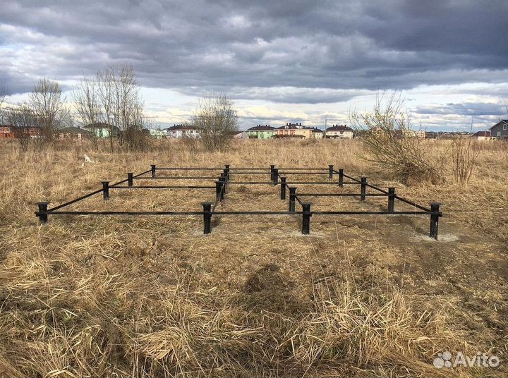 Винтовые сваи / монтаж