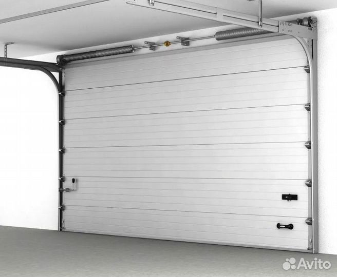 Гаражные секционные ворота сборка за 24-72 ч