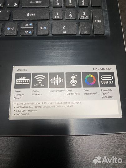 Ноутбук Acer Aspire 5