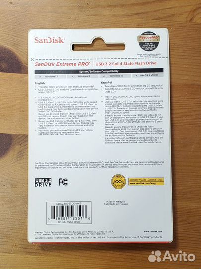 SanDisk Extreme Pro USB 3.2 1Tb