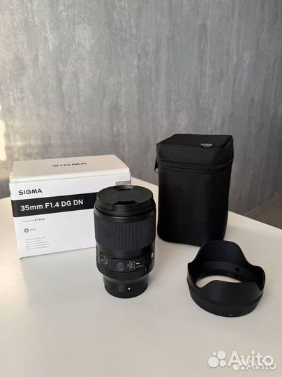 Объектив Sigma 35 mm 1.4 Art Sony E + NDфильтр
