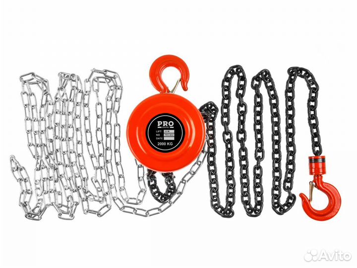 Таль ручная цепная 2т, 2,5м PRO startul