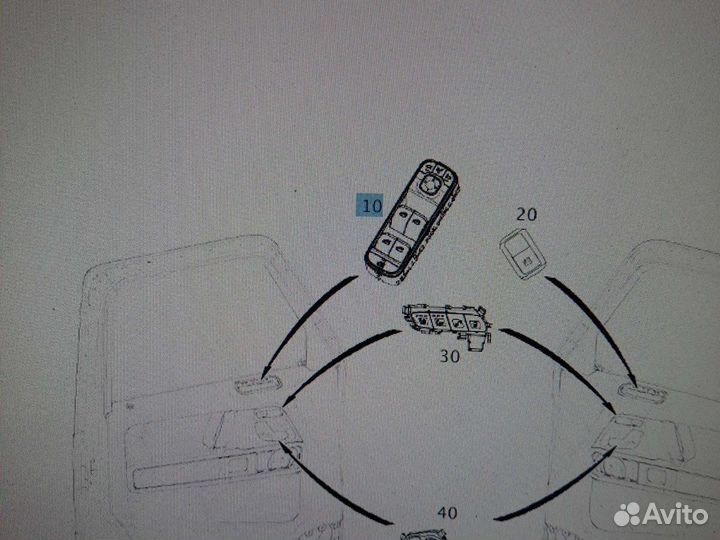 Блок кнопок стеклоподъемника A16790501019051