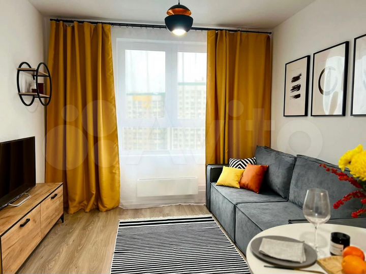 1-к. квартира, 35 м², 2 кровати