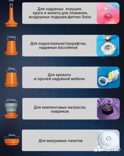 Портативный универсальный мини насос