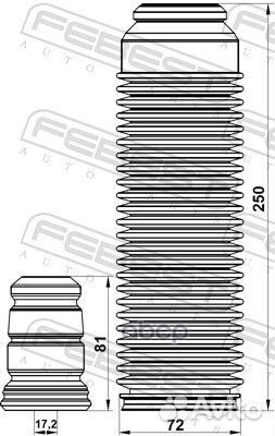 К-кт отбойник+пыльник амортизатора переднего Fiat