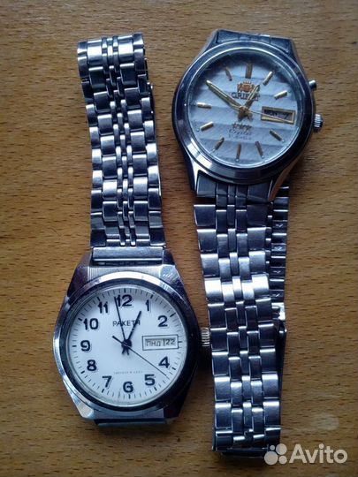 Наручные часы Ориент, Сейко и часы СССР