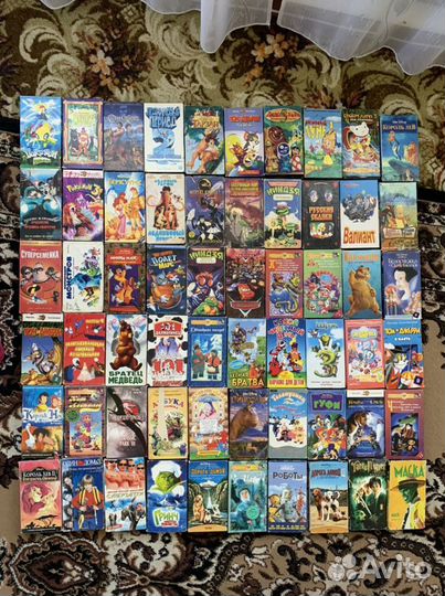 Видеокассеты мультфильмы, с фильмами