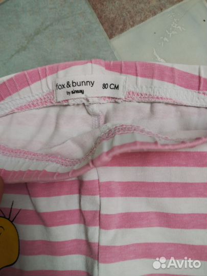 Штанишки для девочки 80