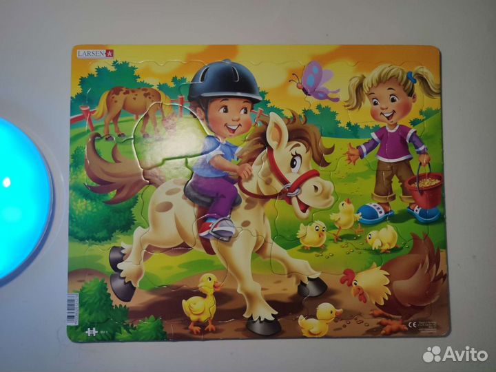 Лучший первый пазл для малыша от Larsen