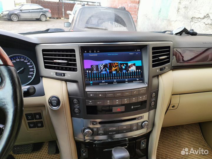 Android магнитола Lexus LX570 2007 -15, есть Teyes